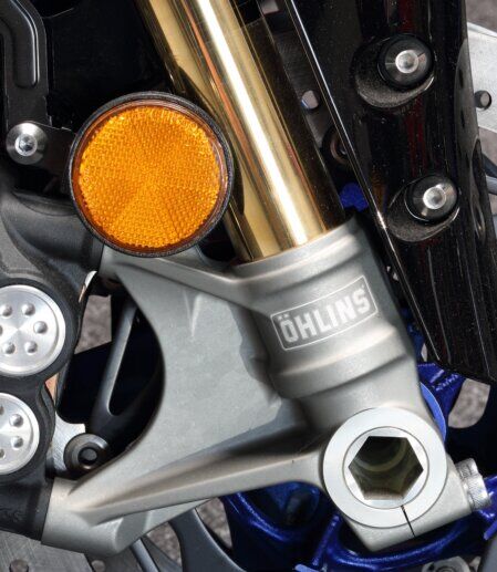 Gabel und Federbein beim Service